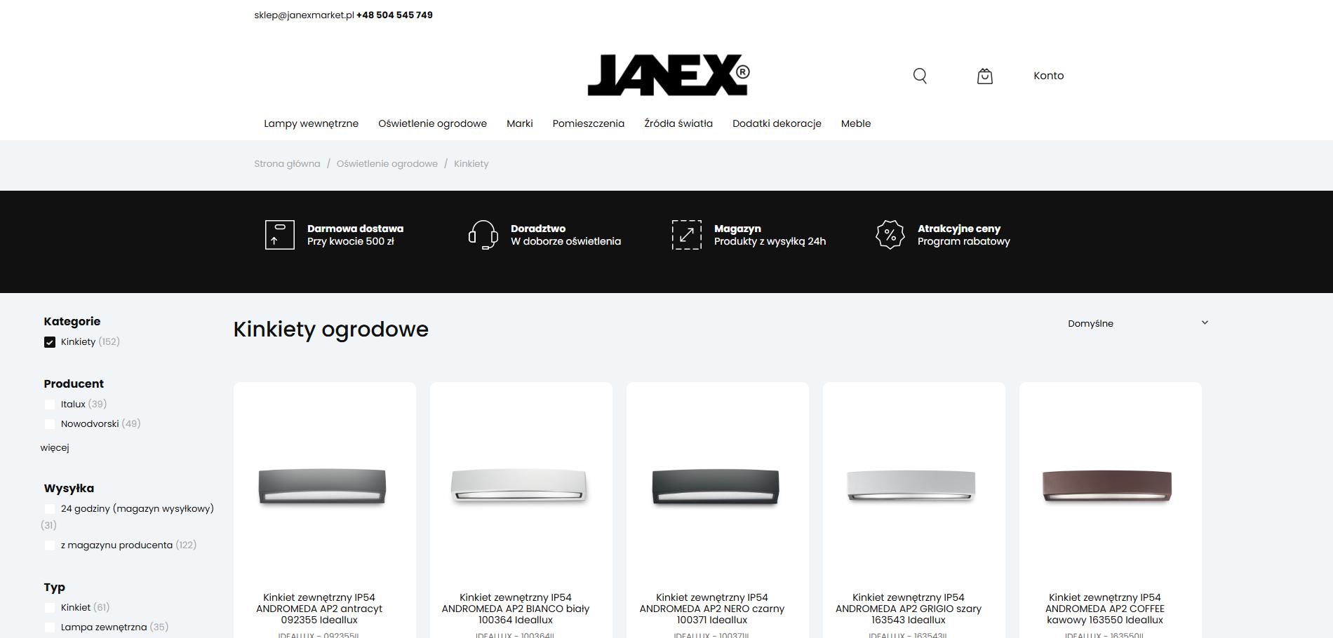 Kinkiety ogrodowe z czujnikiem ruchu – połączenie bezpieczeństwa i wygody użytkowania