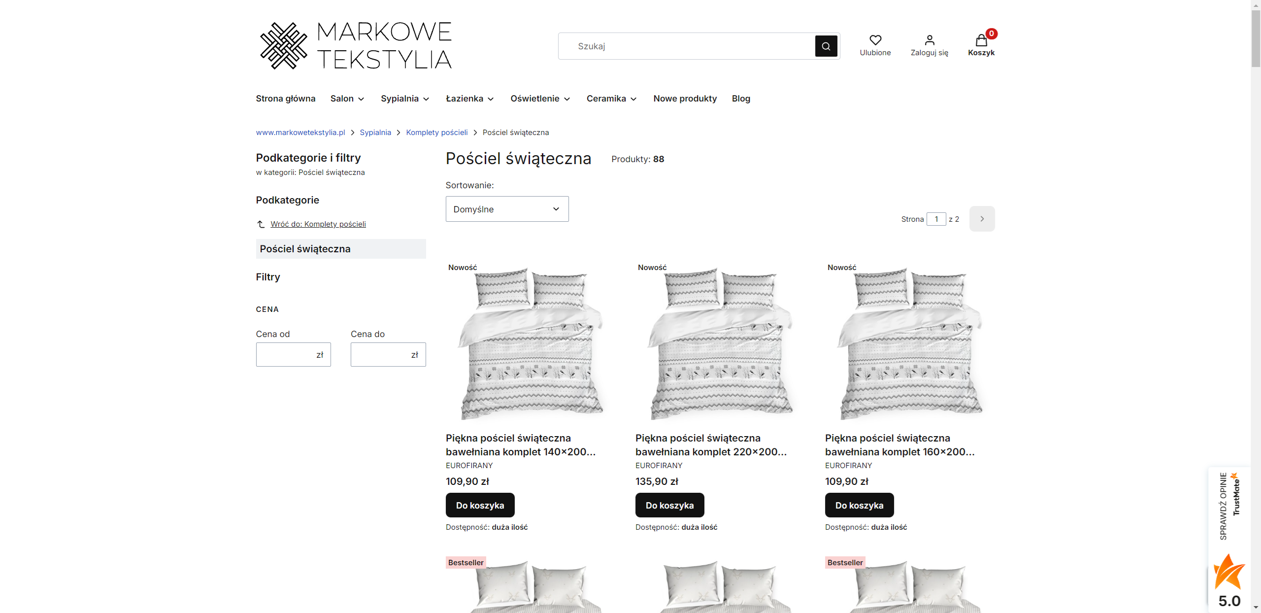 Pościel świąteczna - z jakich tkanin warto ją wybrać?