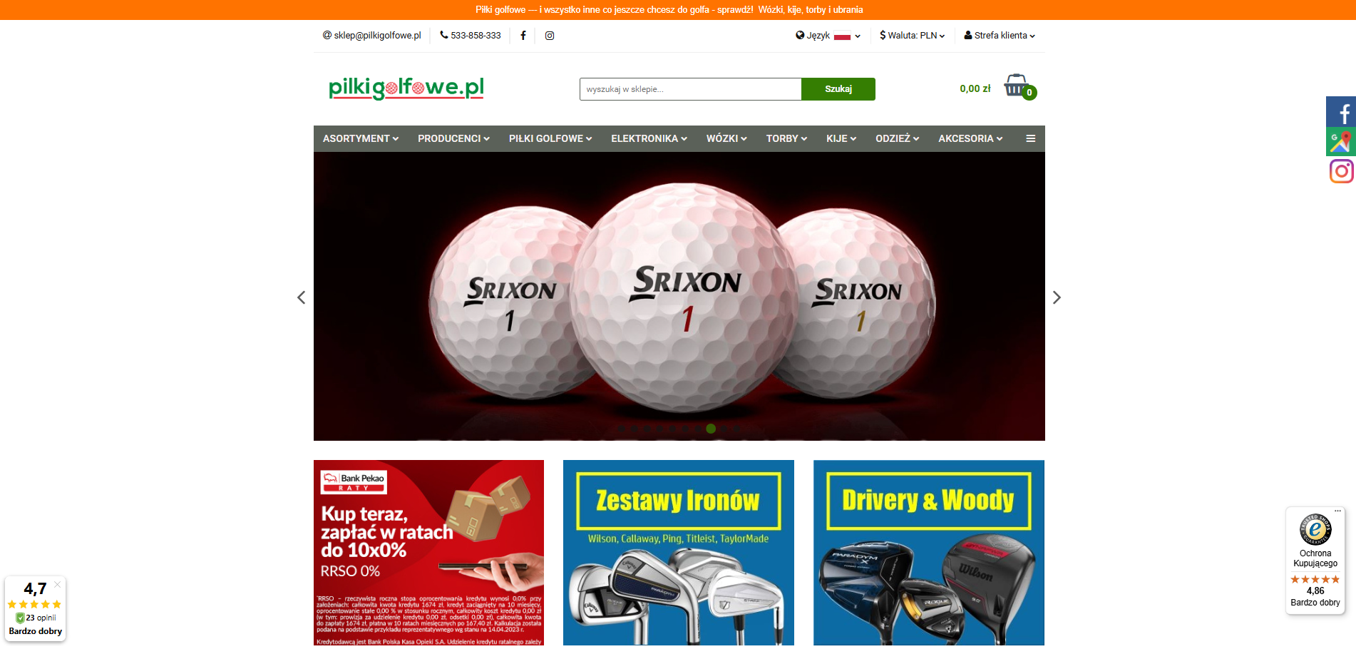 Twój pierwszy sklep golfowy - jak przygotować się do zakupów, gdy dopiero zaczynasz grać w golfa