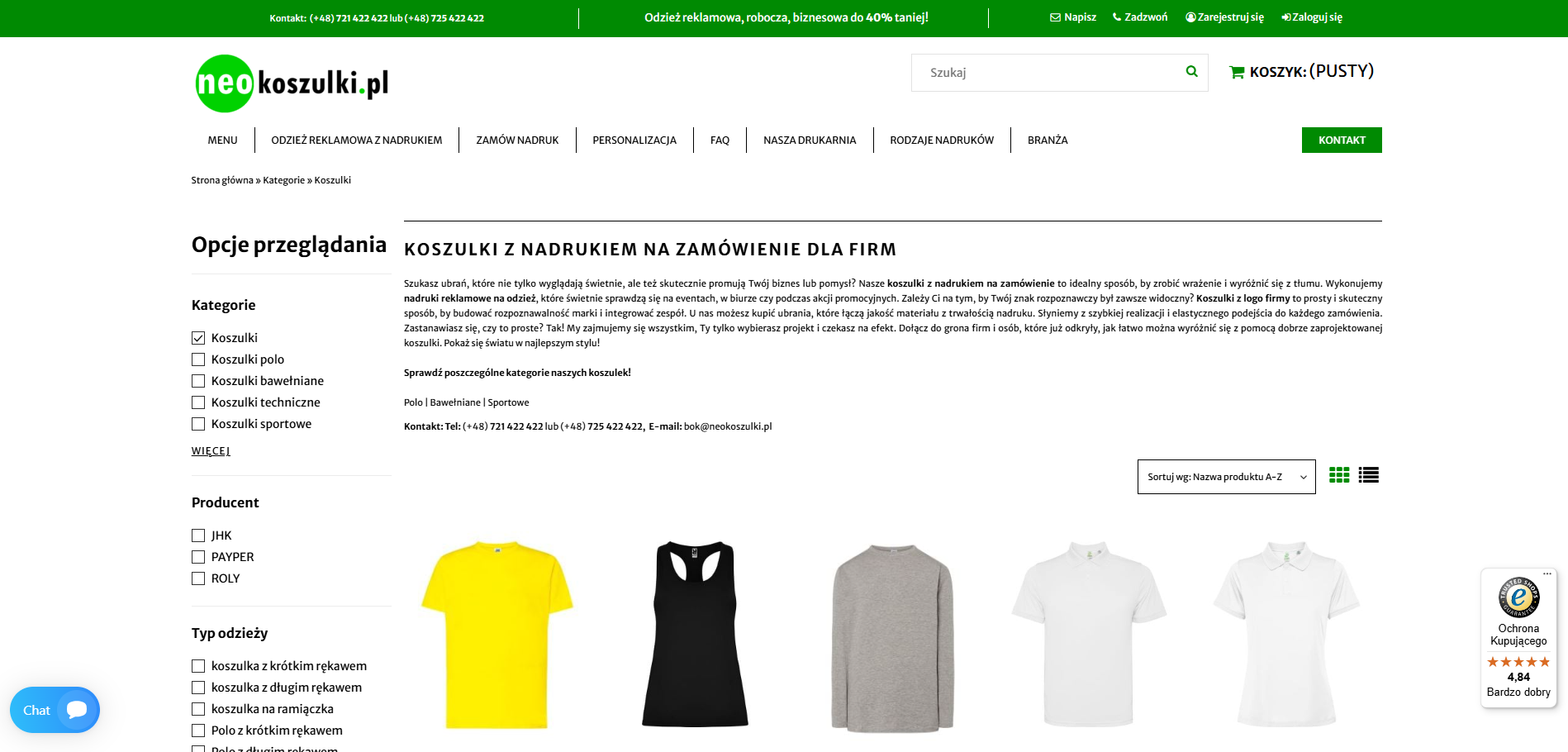 Koszulki z nadrukiem na zamówienie dla firm - skuteczna reklama i identyfikacja marki
