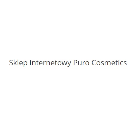 Opakowania kosmetyczne - Puro Cosmetics