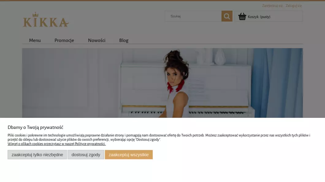 Zrzut ekranu strony KIKKA Biżuteria